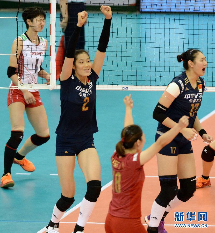 （体育）（13）排球——女排世界杯：中国队夺冠