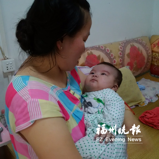 3月大女婴患先心病要去上海做手术 父母盼有人帮忙
